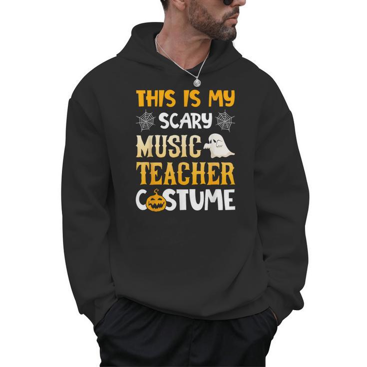This Is My Scary Music Teacher Halloween Costumes Pajama Men Hoodie