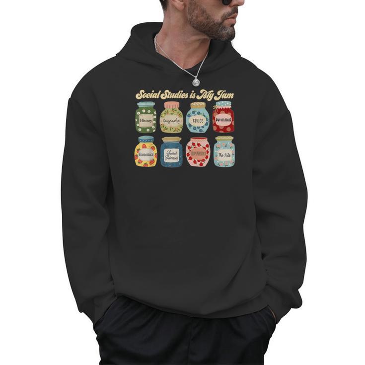Social Studies Is My Jam History Teacher Back To School Men Hoodie