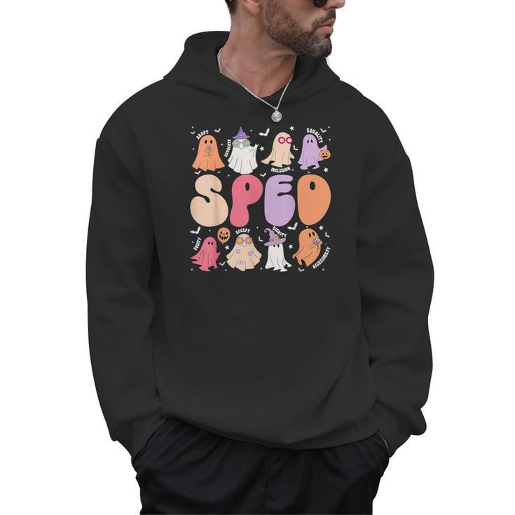 Special Education Teacher Ghosts Halloween SPED Teacher Men Hoodie