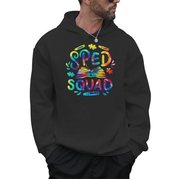 Special Education Teacher Sped Squad SPED Teacher Tie Dye Men Hoodie