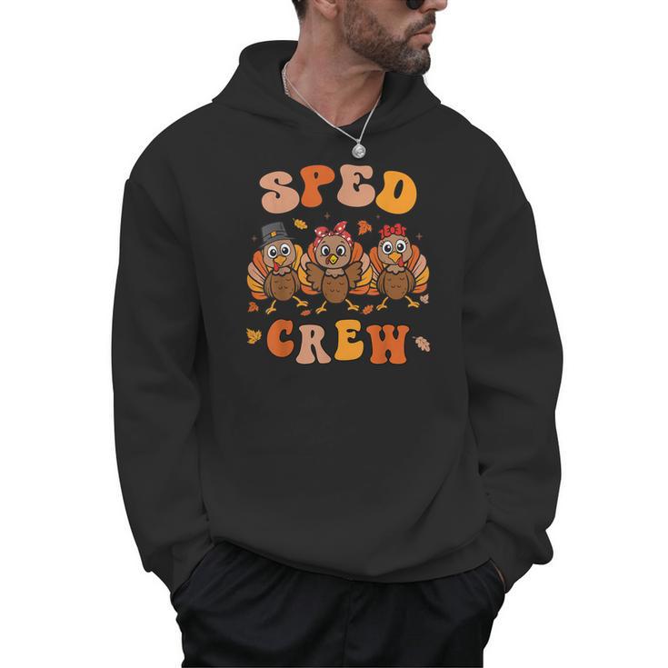 Sped Teacher Crew Thanksgiving Special Education Teacher Men Hoodie