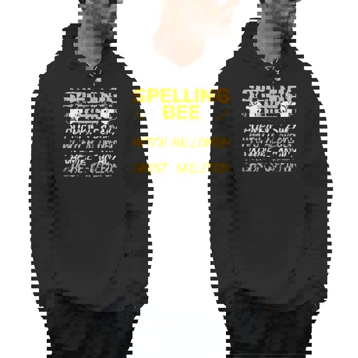 Spelling Bee Costume For a Halloween Teacher Pun Women Men Hoodie