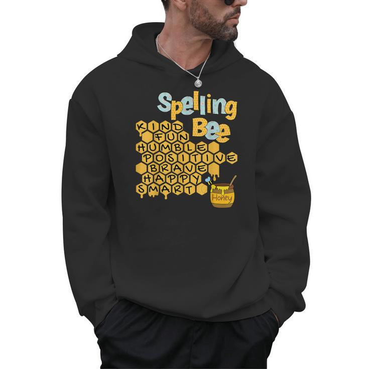 Spelling Bee Kind Positive Kindness Women Teacher Men Hoodie
