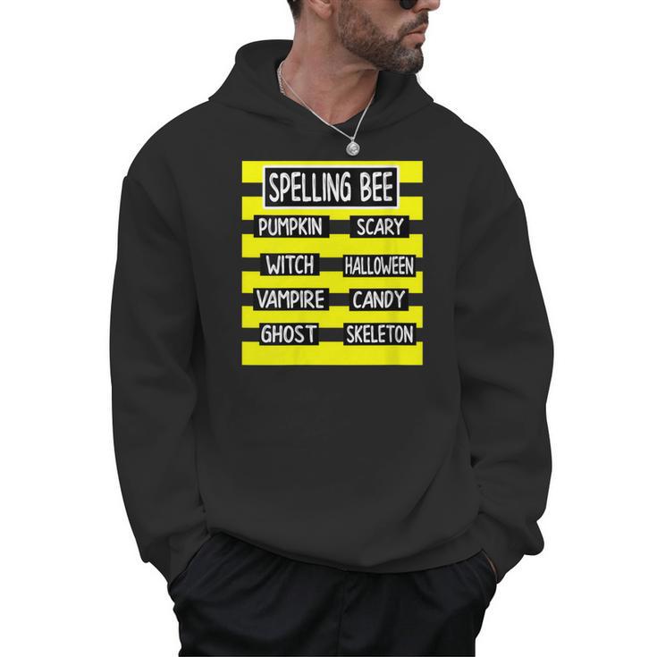 Spelling Bee Pun Halloween Costume For Teachers Men Hoodie