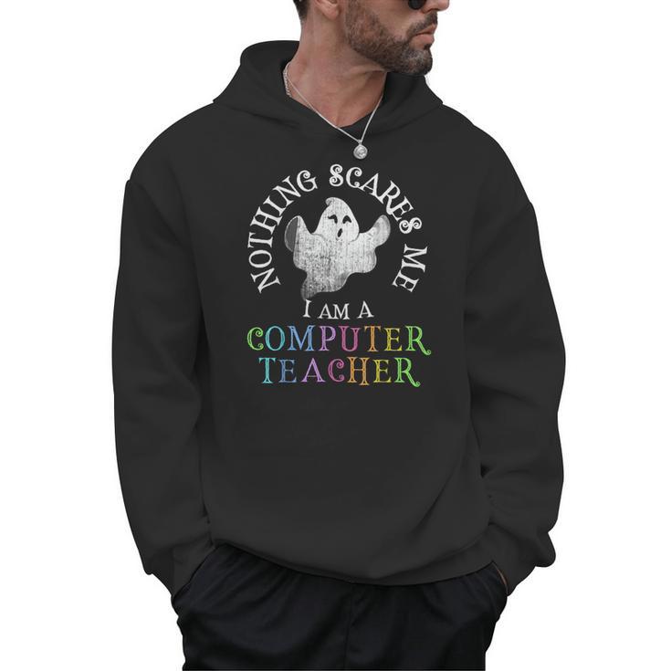 This Is My Spooky COMPUTER TEACHER Costume Don't Scare Me Men Hoodie