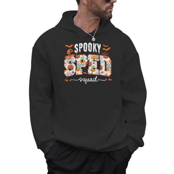 Spooky SPED Squad Special Education Teacher Halloween Ghost Men Hoodie