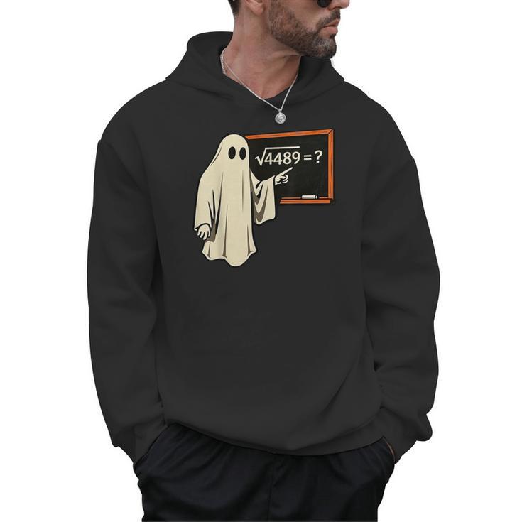 Square Root 67 Ghost Math Teacher 4489 Meme Halloween Men Hoodie
