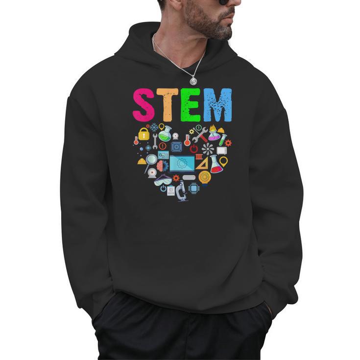 STEM Science Technology Engineering Math Teacher Men Hoodie