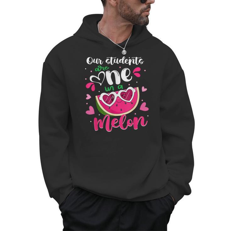 Our Students Are One In A Melon Teacher Watermelon Summer Men Hoodie