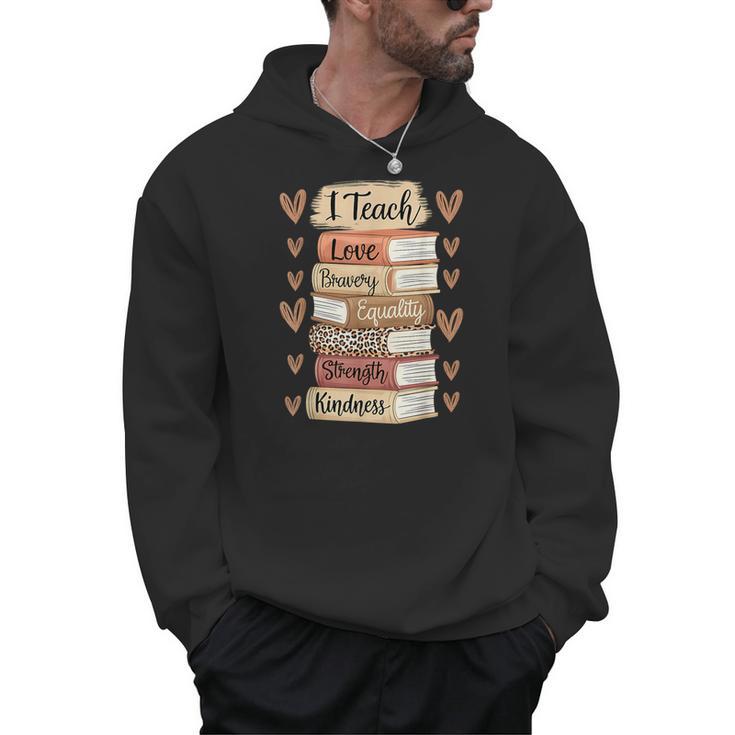 I Teach History Month Black Teacher Melanin Men Hoodie