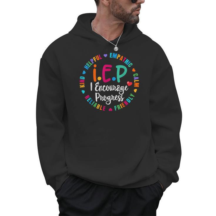 Teacher IEP IEP Encourage Progress Special Education Men Hoodie