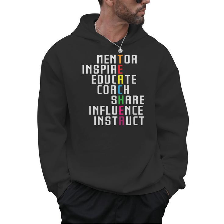 Teacher Inspirational Educator Favorite School Teacher Men Women Girls Kids Men Hoodie