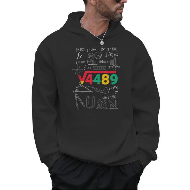 Teacher Math 67 Meme Square Root 4489 Slang Six Seven Men Hoodie