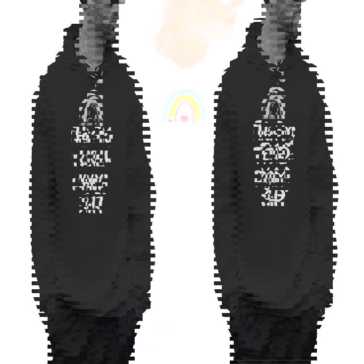 This Is My Teacher Pajama Shirt Teacher Life Tee Men Hoodie