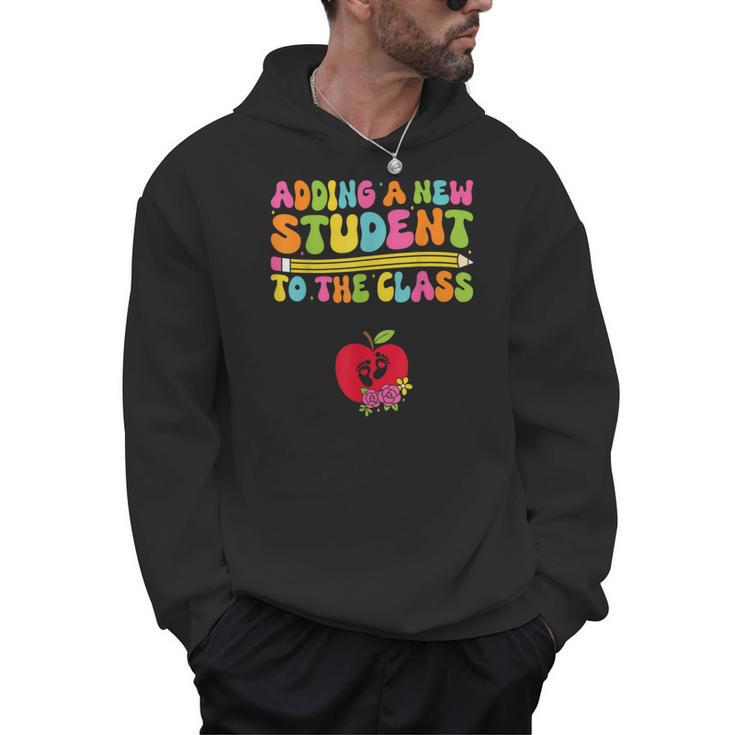 Teacher Pregnancy Announcement Clothing Expecting Teacher X-Small Men Hoodie