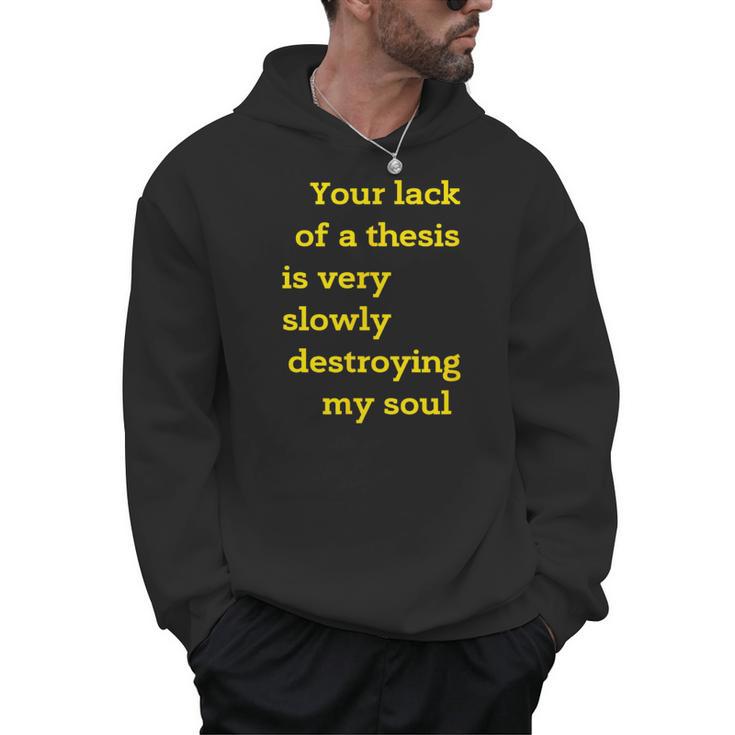 Teacher Or Professor Essay Thesis Writing Joke For Men Women Men Hoodie