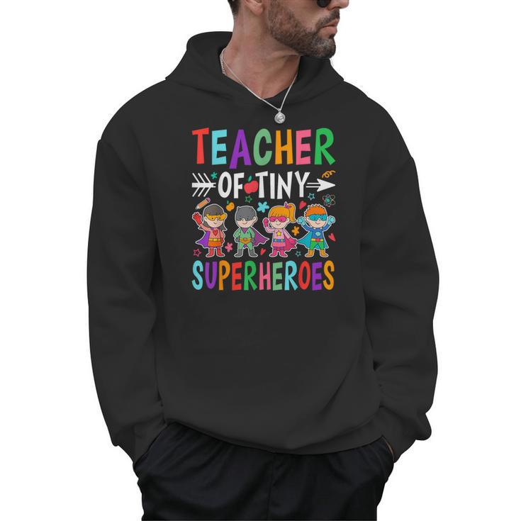 Teacher Of Tiny Superheroes Men Hoodie