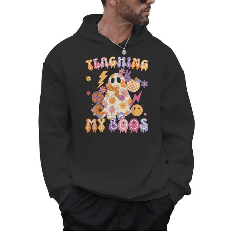 Teaching My Boos Ghost Halloween Costumes Teacher Men Women Men Hoodie