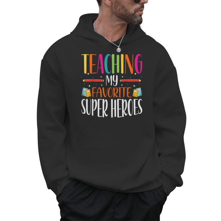 Teaching My Favorite Superheros Men Women SPED Teacher Men Hoodie