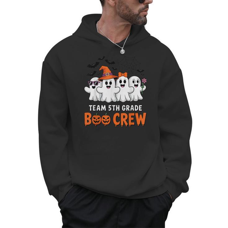 Team 5th Grade Boo Crew Halloween Teacher Student Costume Men Hoodie