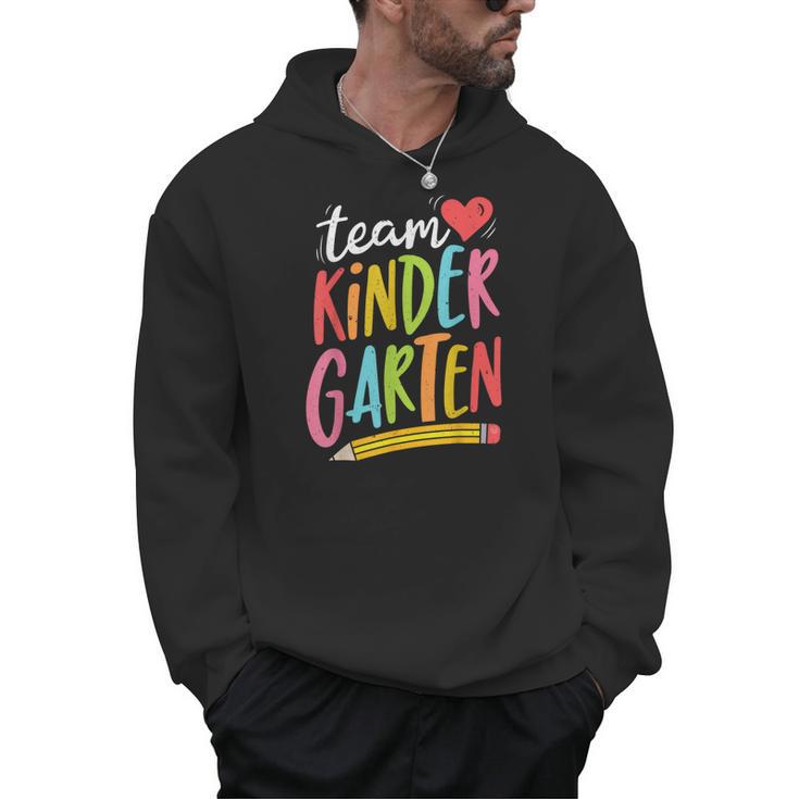 Team Kindergarten Teacher Student Back To School Men Hoodie