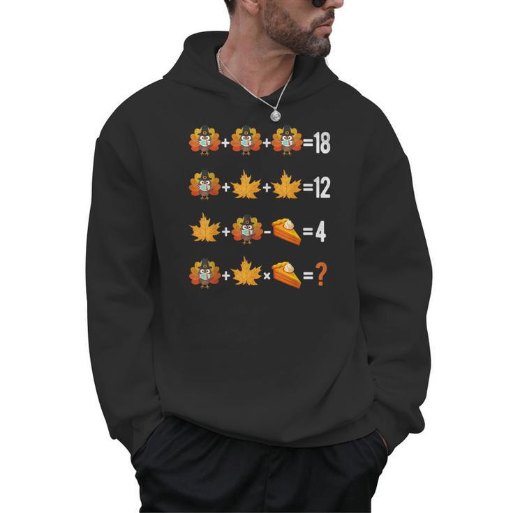 Thanksgiving Order Of Operations Quiz Math Teacher Life Men Hoodie