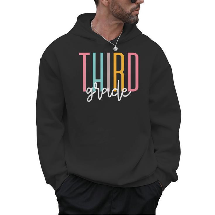 Third Grade Girls Boys Teacher Team 3rd Grade Squad Men Hoodie