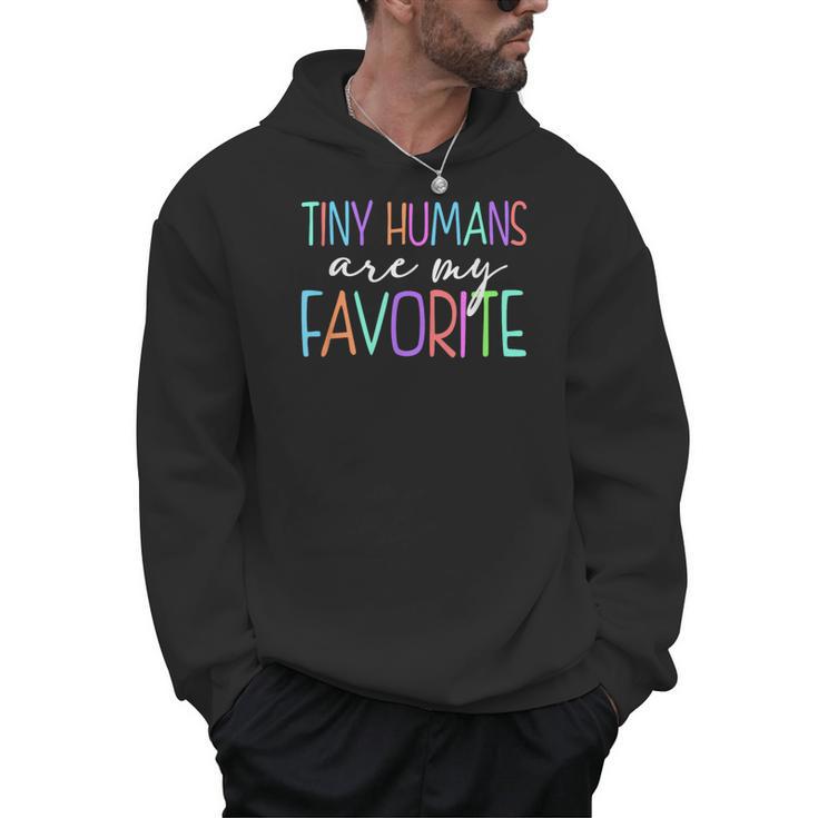 Tiny Humans Are My Favorite Daycare Provider Teacher Daycare Men Hoodie