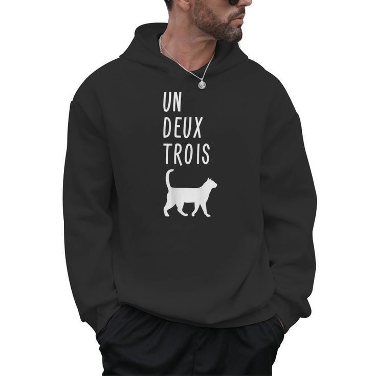 Un Deux Trois Cat Shirt French Teacher Men Hoodie