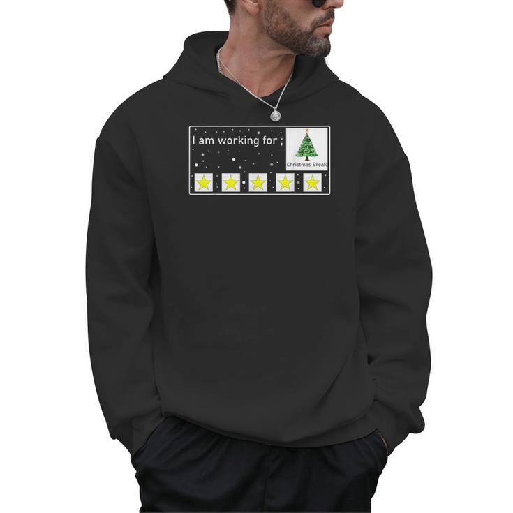 I Am Working For Christmas Break Special Education Teacher Men Hoodie
