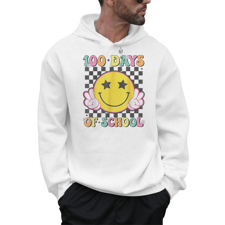 100th Day Of School Teacher Kids 100 Days Of School Men Hoodie