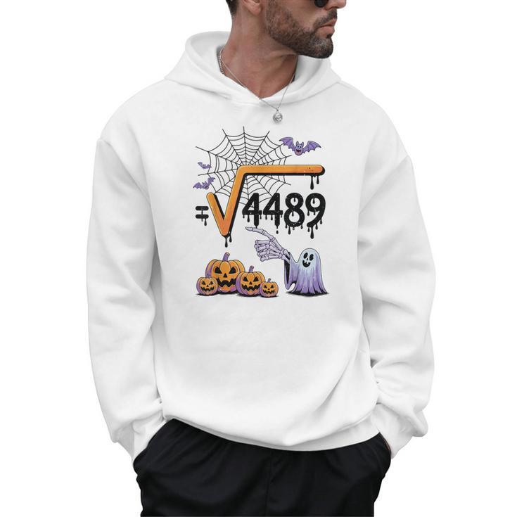 4489 Square Root 67 Math Teacher Halloween Costume Professor Men Hoodie