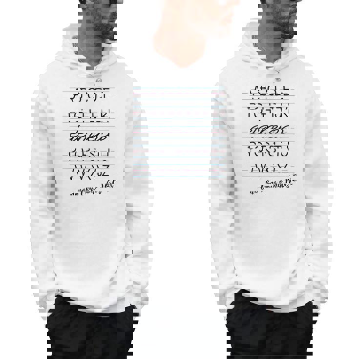 ABC Elemeno Shirt Alphabet Kindergarten Preschool Teacher Men Hoodie