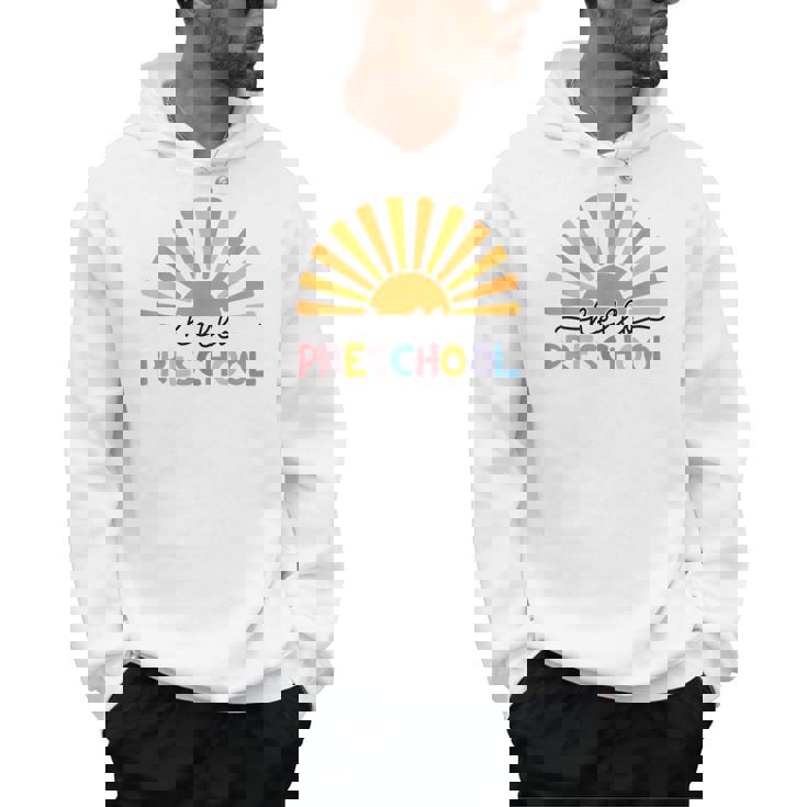 Back To School Hello Preschool For Kids Teacher Women Men Hoodie