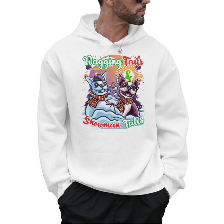 Boston Terrier Dog Christmas Snowman Winter Snow Men Hoodie, Boston Terrier Christmas Gifts, trending gift