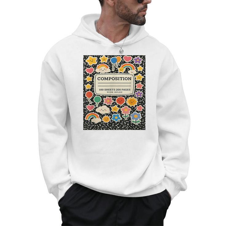 Composition Notebook Costume Teacher Matching Halloween Book Men Hoodie
