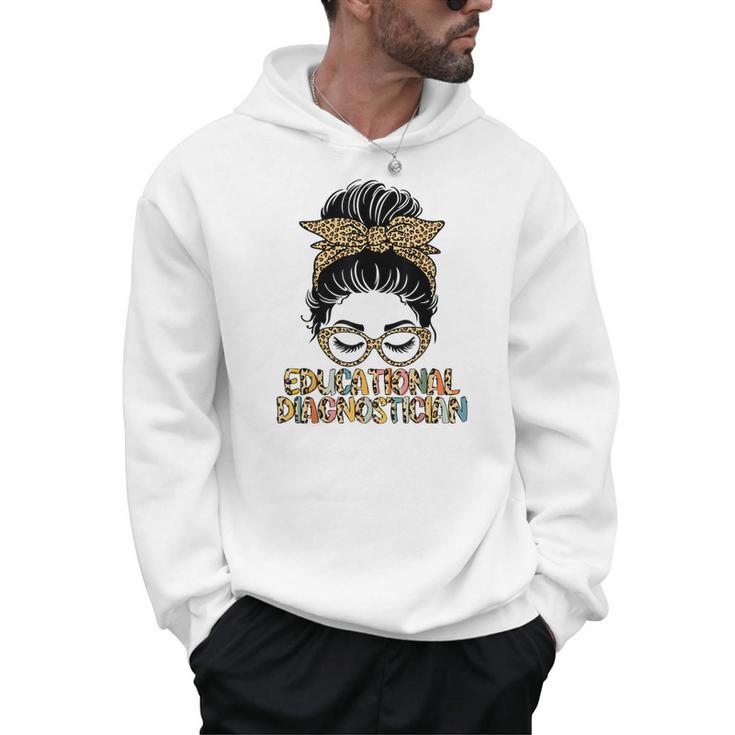 Cute Educational Diagnostician Teacher Appreciation Week Men Women Men Hoodie