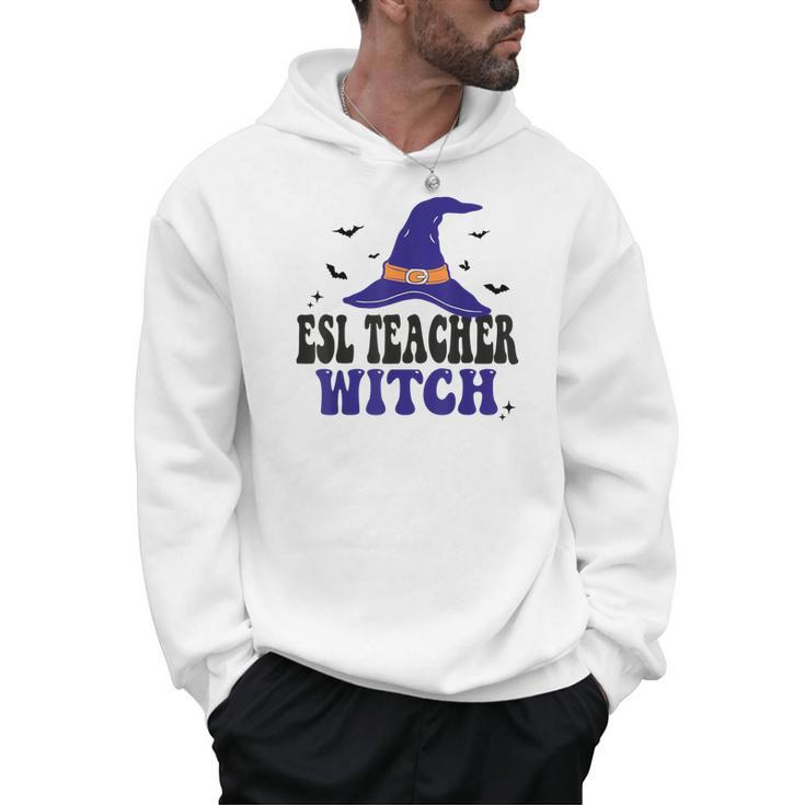 ESL Teacher Witch Halloween Matching Group Costume Men Hoodie