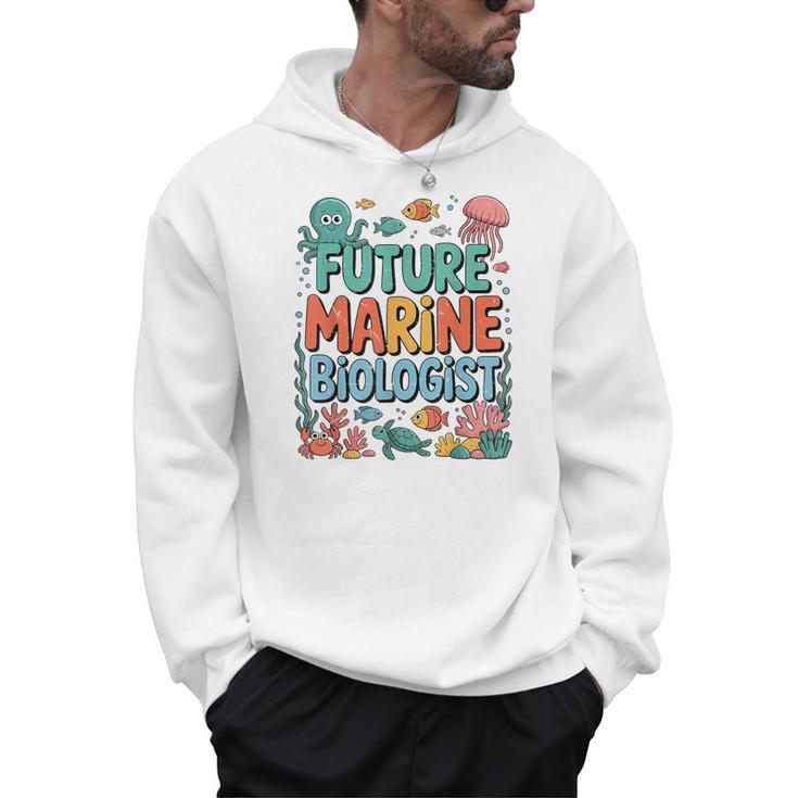 Future Marine Biologist Student Biology Teacher Kids Men Hoodie