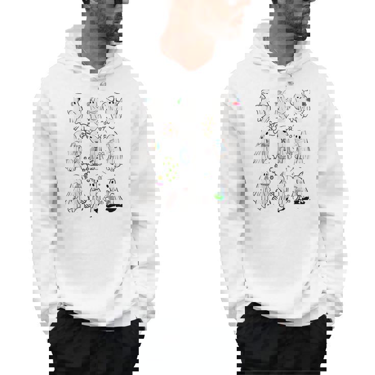 Ghost Science Teacher Chemistry Laboratory Halloween Costume Men Hoodie