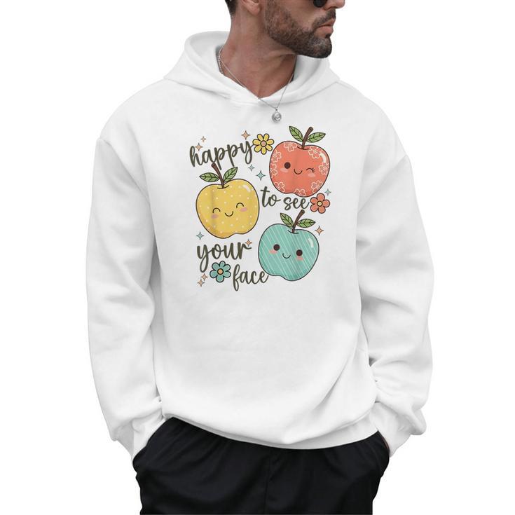 Happy To See Your Face Teacher Apple Men Hoodie