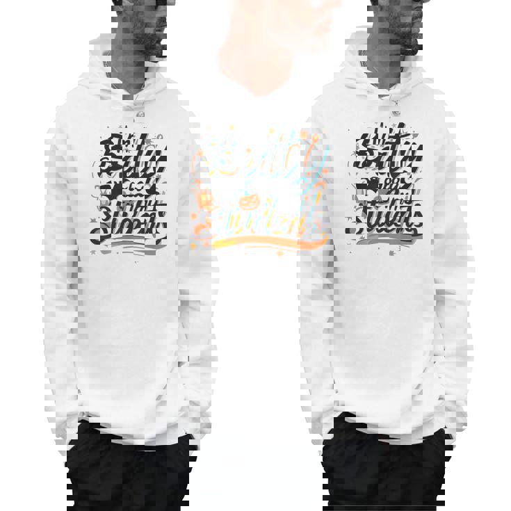 I&#x27;m Batty About My Students Watercolor Bat Teacher Halloween Men Hoodie