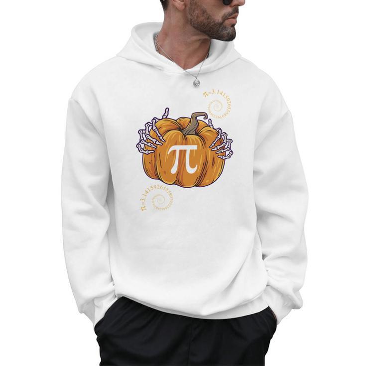Pi Day Pumpkin Pi Math Teacher Halloween Costume Men Hoodie
