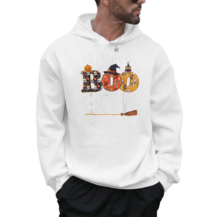 Preschool Boo Crew Teacher Halloween Men Hoodie