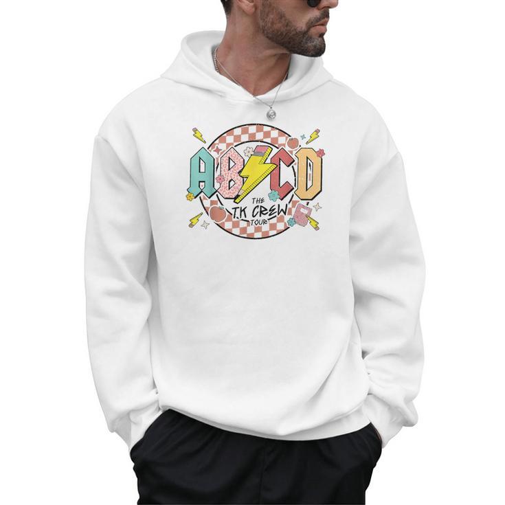 Retro ABCD Transitional Kindergarten Teacher Tour TK Teacher Men Hoodie