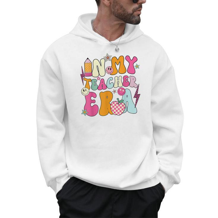 Retro Groovy In My Teaching Era Best Teacher Appreciation Men Hoodie
