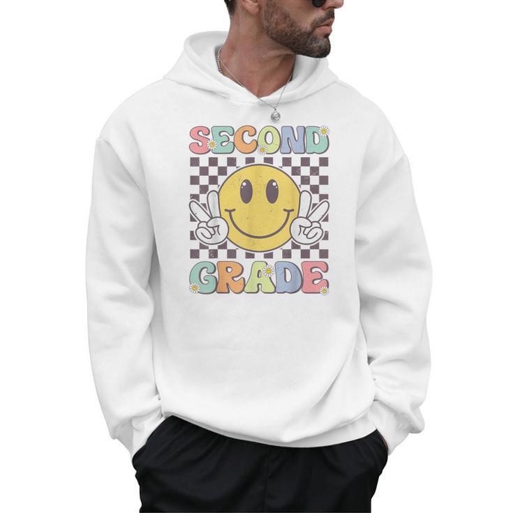 Second Grade Teachers Boys Girls Smile Face 2nd Grade Team Men Hoodie