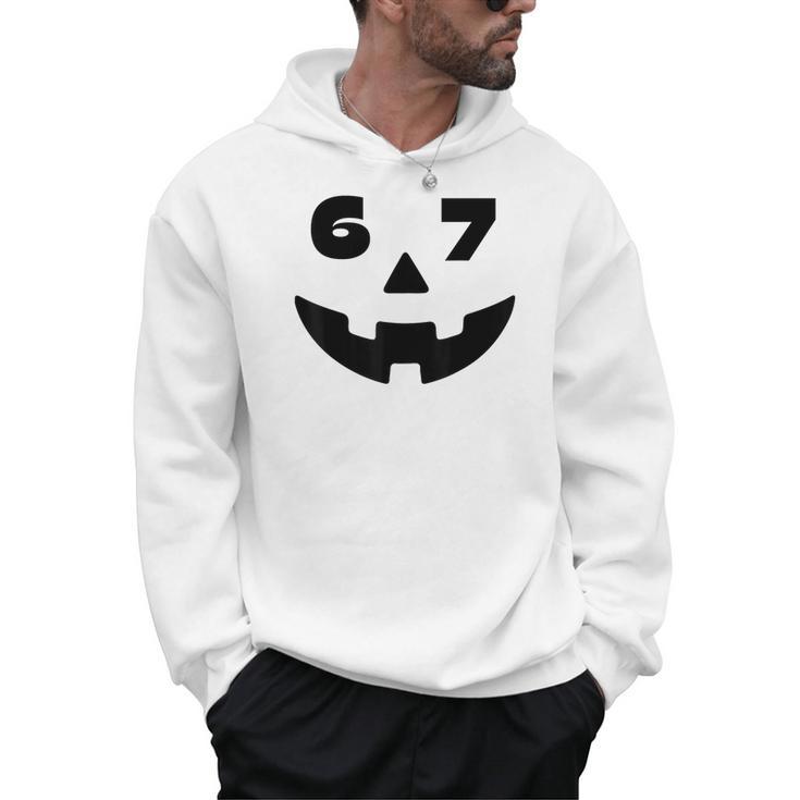 Six Seven Halloween Costume For Students Teachers 6 7 Men Hoodie