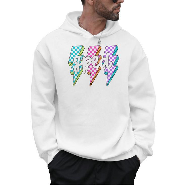 SPED Teacher Squad Lightning Bolt Special Education Men Hoodie