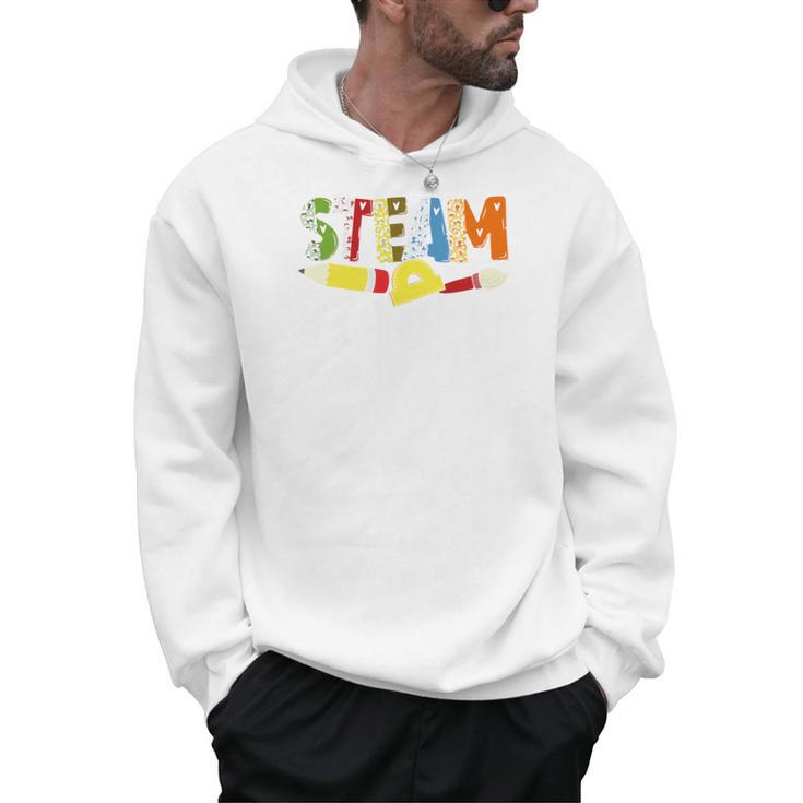 Steam Teacher Science Tech Engineering Arts Maker Men Hoodie